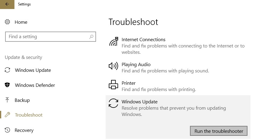rozwiązywanie problemów z aktualizacją systemu Windows