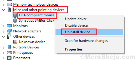 Reparar los clics dobles del mouse de Windows 10 en un solo clic
