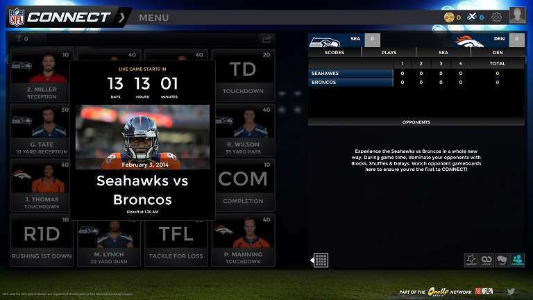 Aplikacija Windows 8, 10 NFL Connect, predstavljena v trgovini