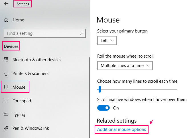 مؤشر الماوس غير مرئي في Windows 10 [محلول]