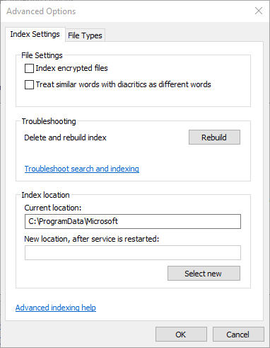 Die Windows Explorer-Suche mit der Schaltfläche "Neu erstellen" funktioniert nicht