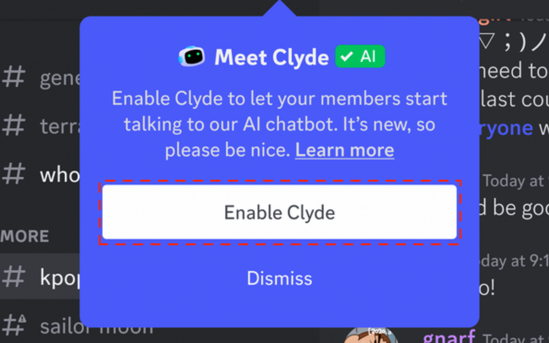 Sådan bruger du Clyde AI på Discord