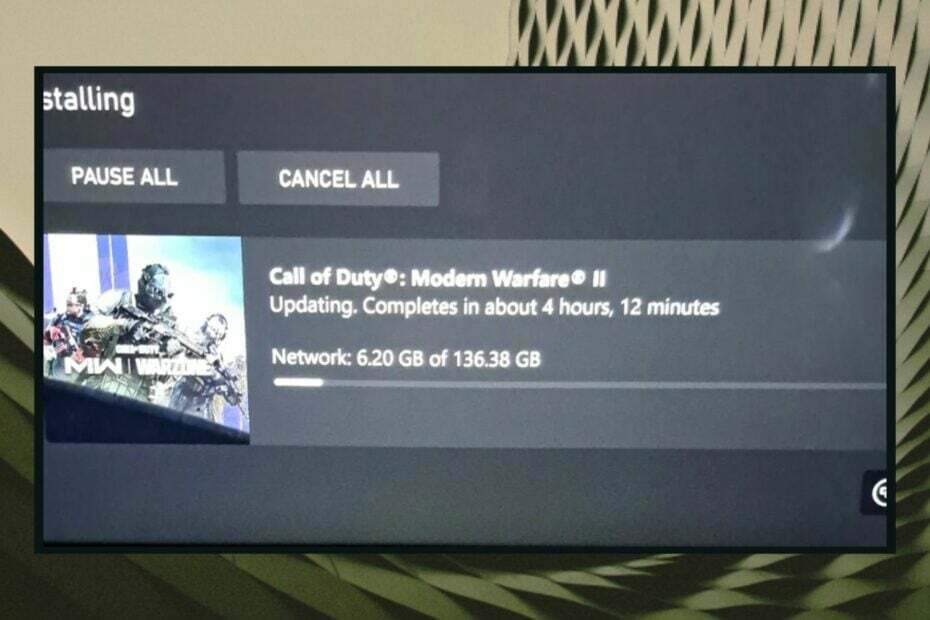 Call of Duty-Updates zu groß