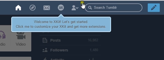 XKit mygtuko masės įrašų rengyklė tumblr
