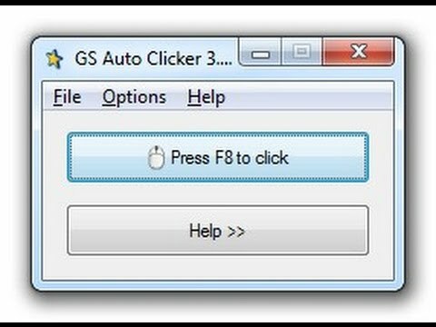 gs auto clicker ავტომატიზირებულია მაუსის დაწკაპუნებით