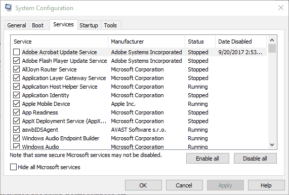 keelake mitte-Microsofti teenused