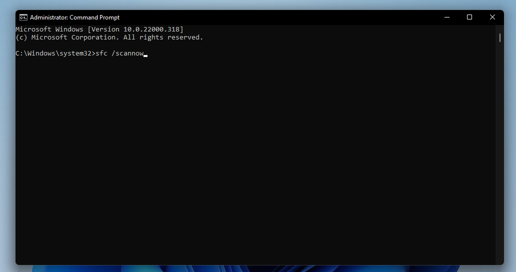 El comando sfc unknown_kernel_mode_trap windows 11