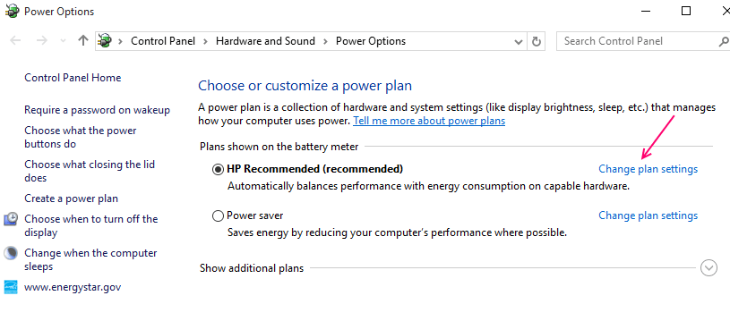 De batterijbesparingsmodus van Windows 10 in- of uitschakelen