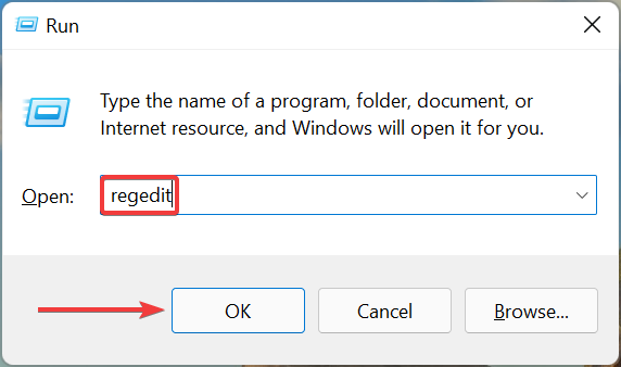 regedit, um zu beheben, dass die Alt-Registerkarte unter Windows 11 nicht funktioniert