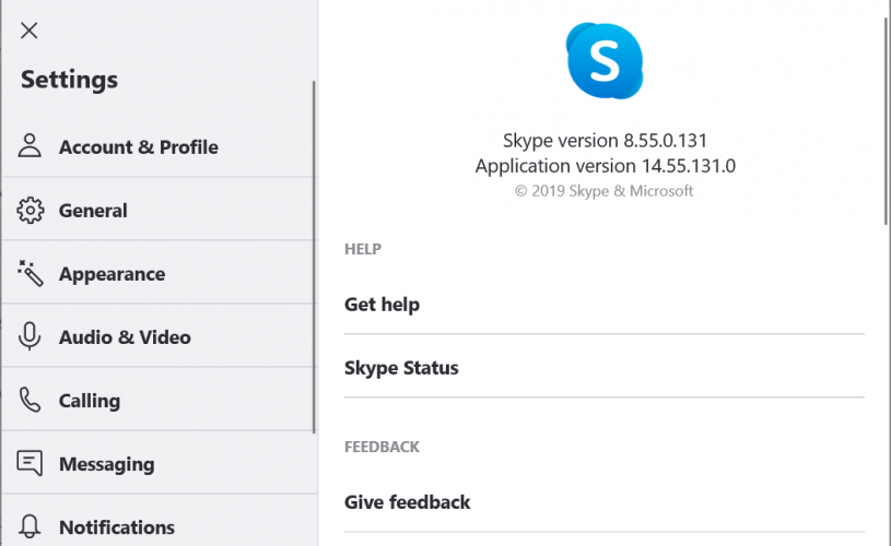 Serverio laikinai negalima pasiekti „Skype“ klaida