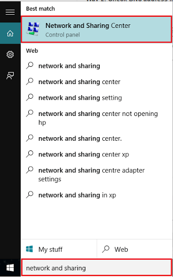 Netzwerk-Sharing-Center