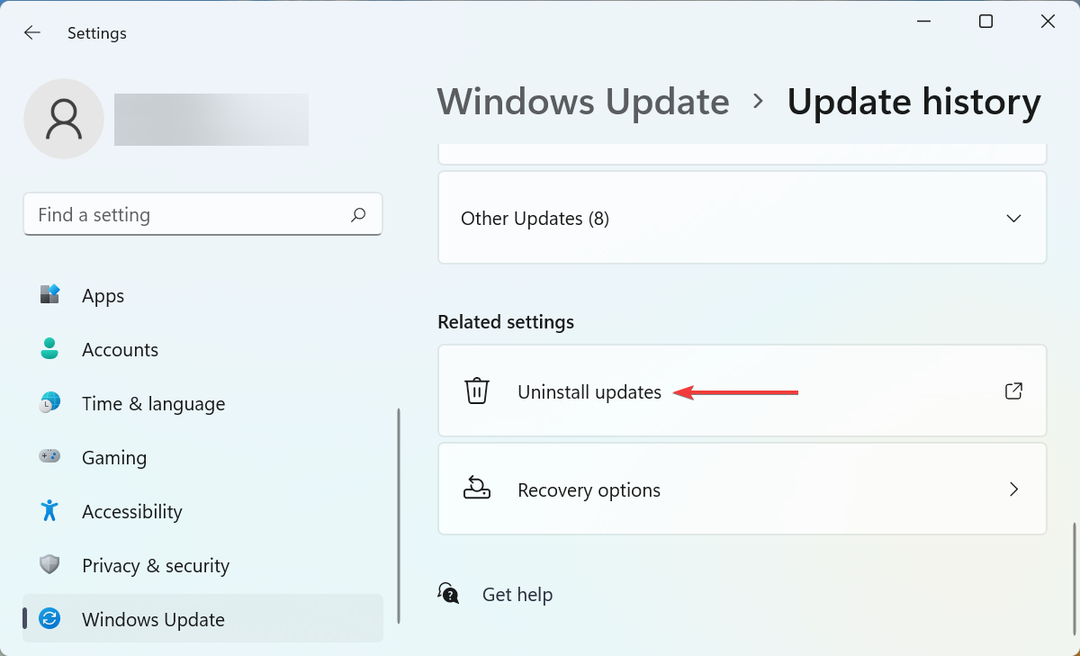 Deinstallieren Sie das Update, um den verzerrten Ton von Windows 11 zu beheben