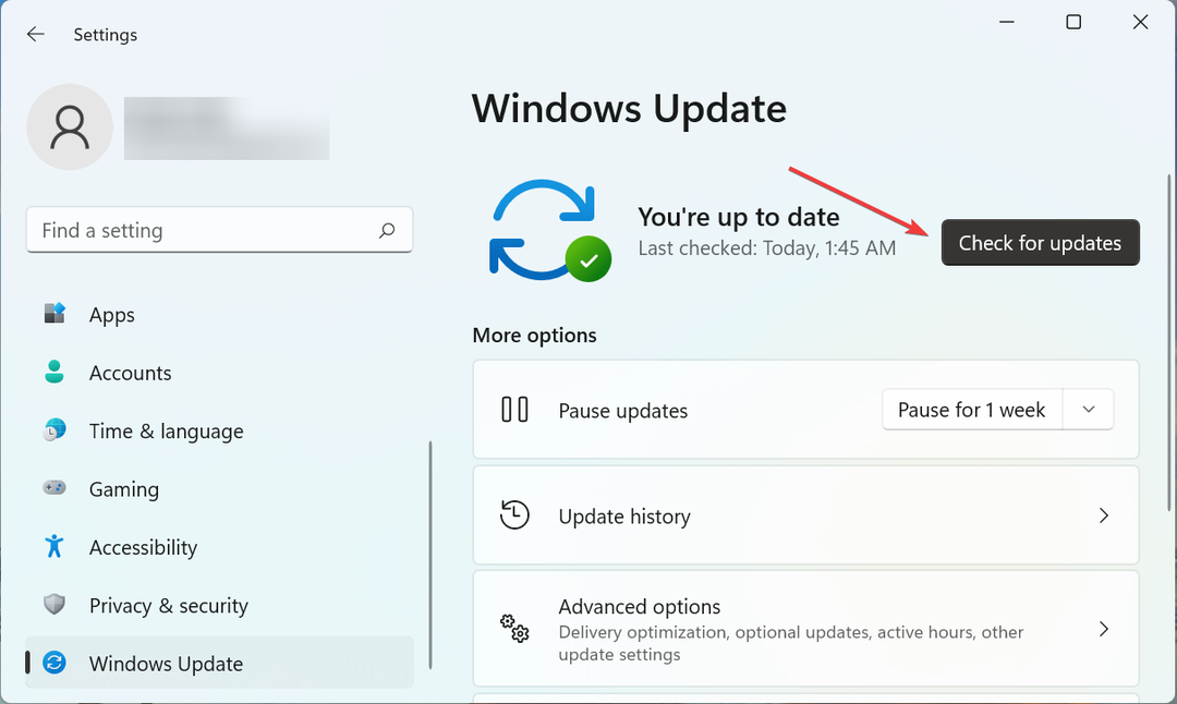 Verifica la presenza di aggiornamenti per il download di DirectX 12 Windows 11