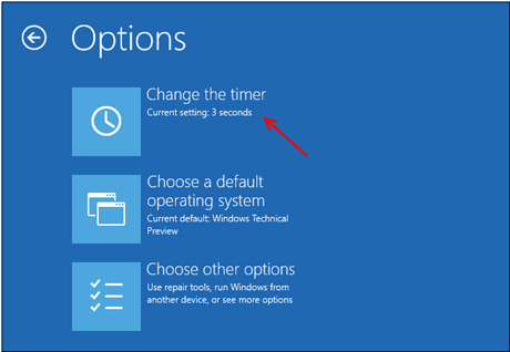Як збільшити час очікування подвійного завантаження в Windows 10