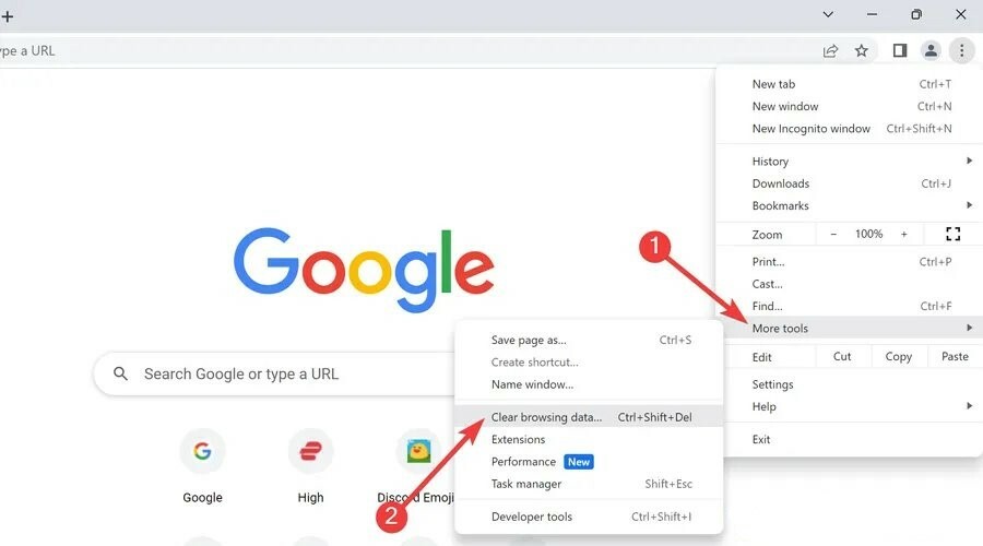 Chrome Browserdaten löschen
