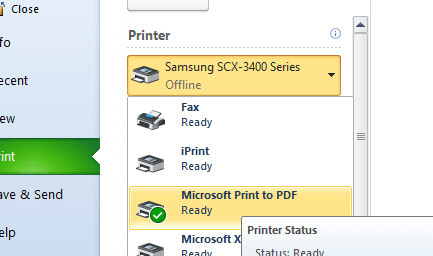 Опция за печат в PDF Excel граници на електронни таблици и решетки не се отпечатват