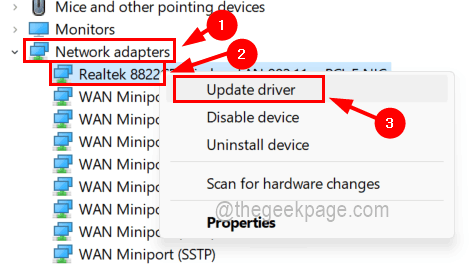 Oppdater driver for nettverksadapter 11zon
