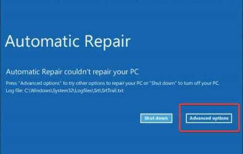 Le opzioni avanzate per riparare il laptop Samsung non si avviano dopo l'aggiornamento del software