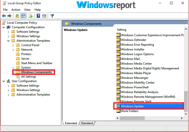 ryhmäkäytäntöikkunoiden päivitys Windowsin on aina päivitettävä