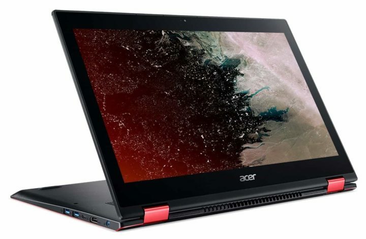 Konvertibilní notebook Acer Nitro 5 Spin je ideální pro běžné hraní