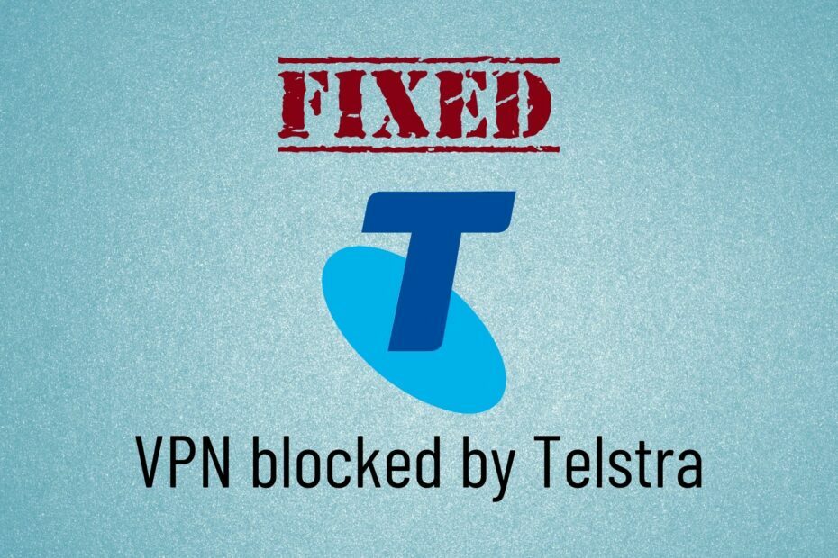 korjaa VPN, jonka Telstra on estänyt