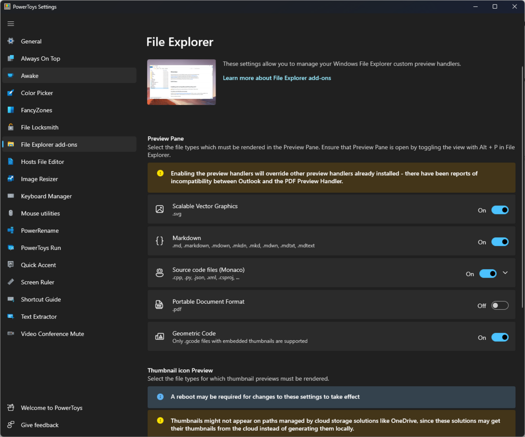 File Explorer - Instalirajte PowerToys Windows 11