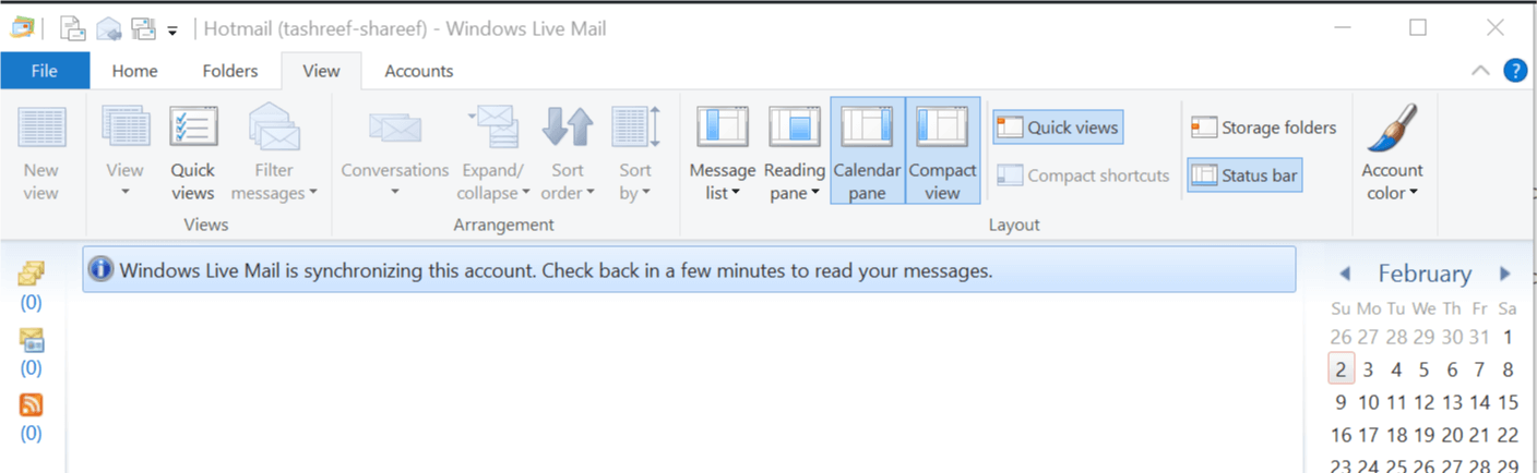 kustutatud meilide taastamine Windows Live Mailist