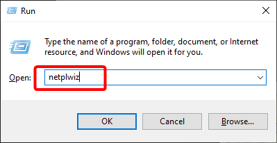 netplwiz ลบรหัสผ่าน windows 10