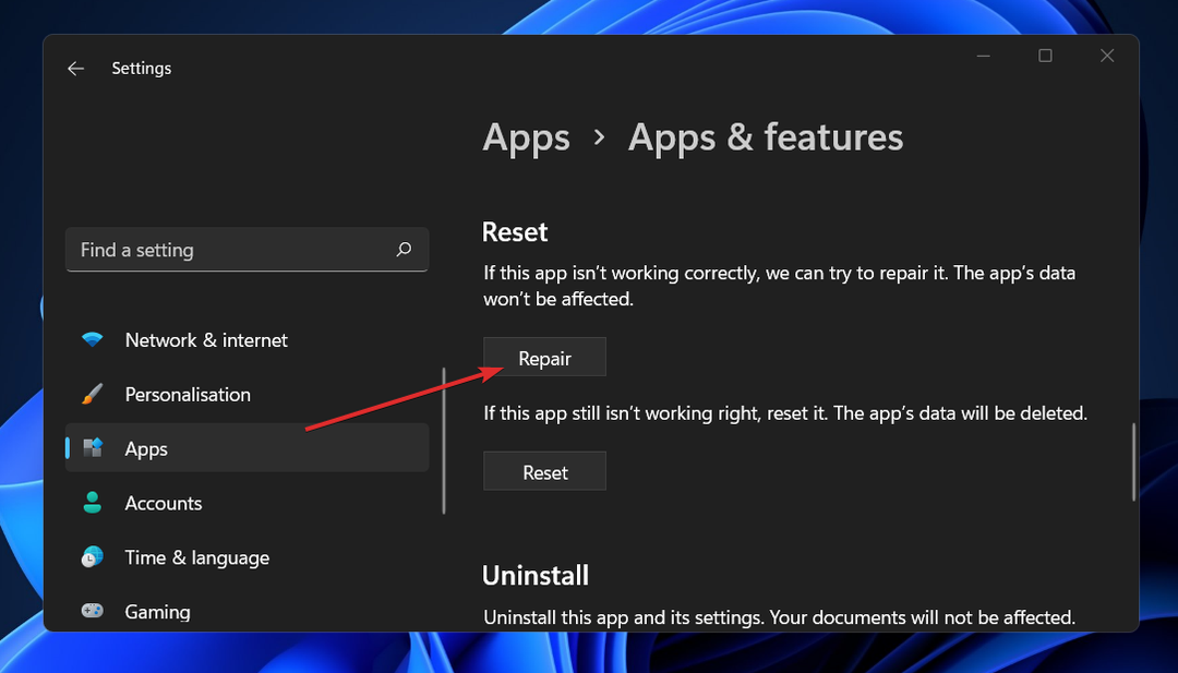Reparatur-App Windows 11 Outlook stürzt ab