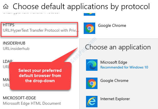 Pilih Aplikasi Default Dengan Protokol Https Pilih Browser Default