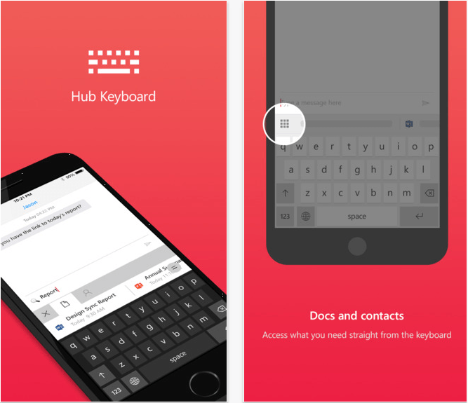 „Microsoft Garage“ išleidžia „Hub“ klaviatūrą, skirtą „iOS“
