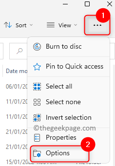 C Opcje folderów Windows Min