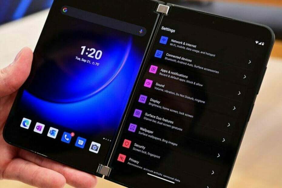 אתה יכול למעשה להפוך את מכשיר ה-Surface Duo שלך למחשב אנדרואיד