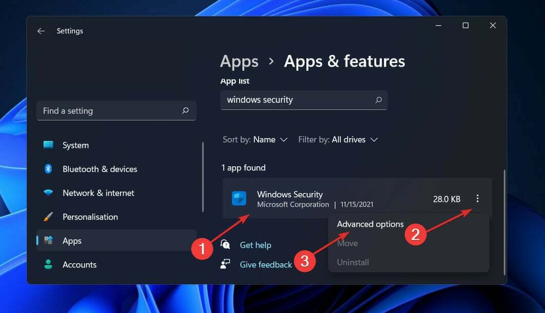Windows-security-app Центърът за сигурност на windows 11 не се отваря