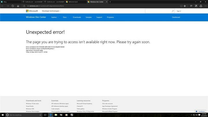 Windows 10 mobile 14295 -ongelma
