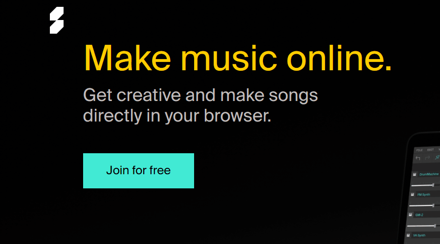 Soundation Musikproduktionswebsites