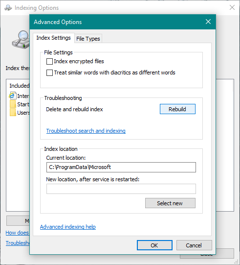 Microsoft Windows meklēšanas protokola resursdators Windows 10