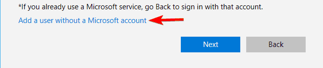 dodajte uporabnika brez Microsoftovega računa Kako znova namestiti Windows 10 Store