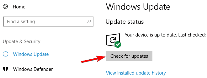 Windows 10-skærm strakt