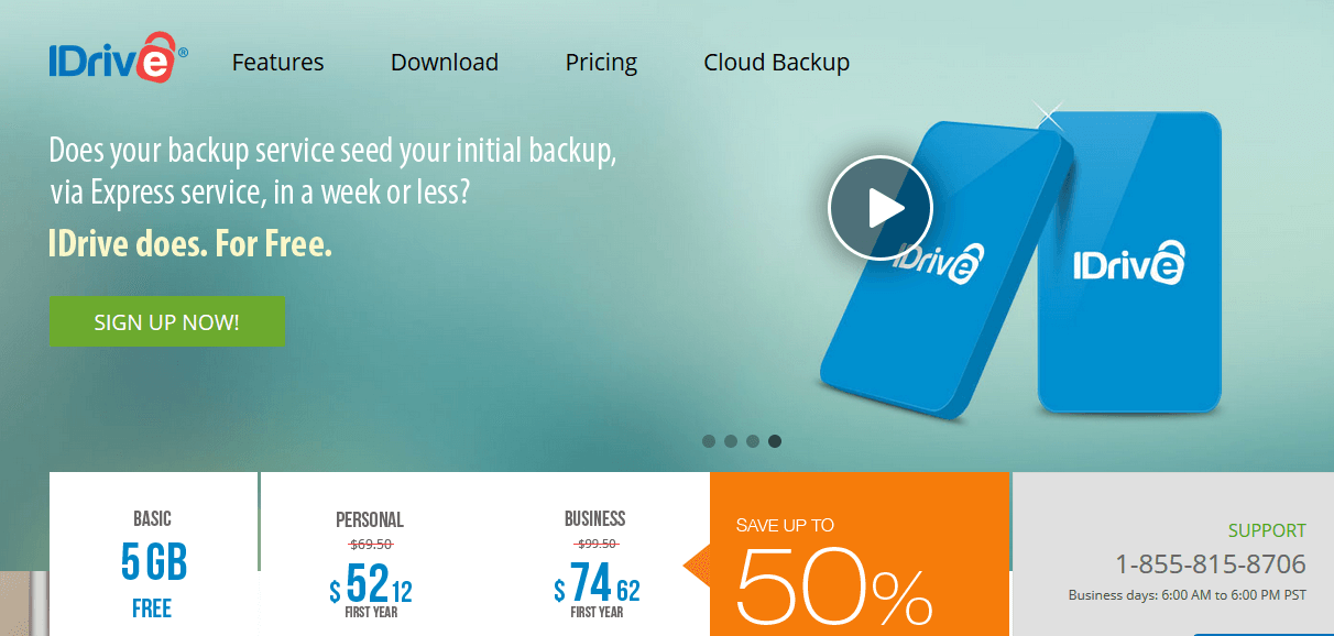 Geriausia „iDrive“ atsarginė kopija visų platformų debesyse