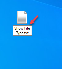 Nyt tekstdokument Omdøb dokument ønsket navn Vis filtype