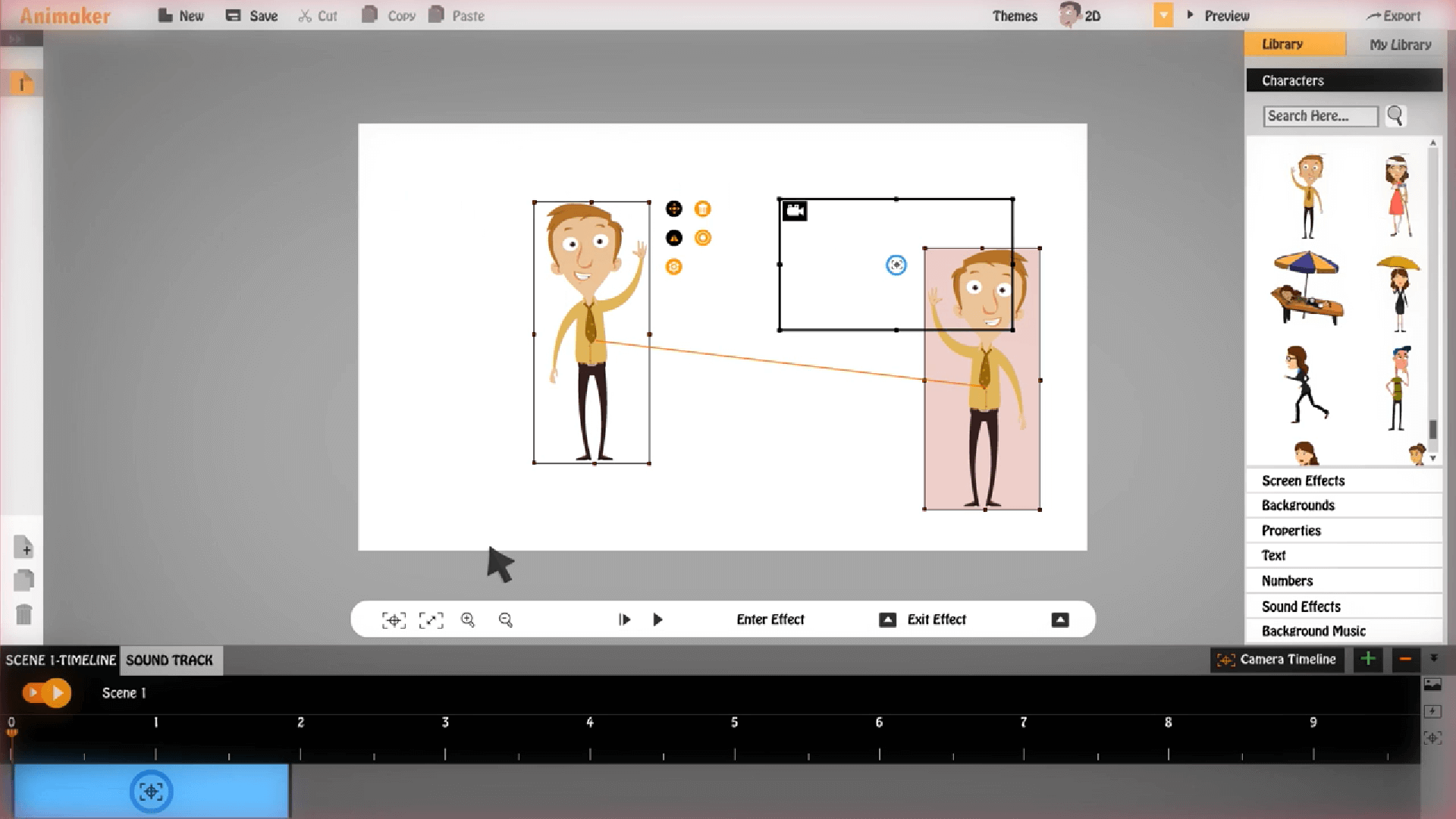 Automatizovaný animační software Animaker pro Windows