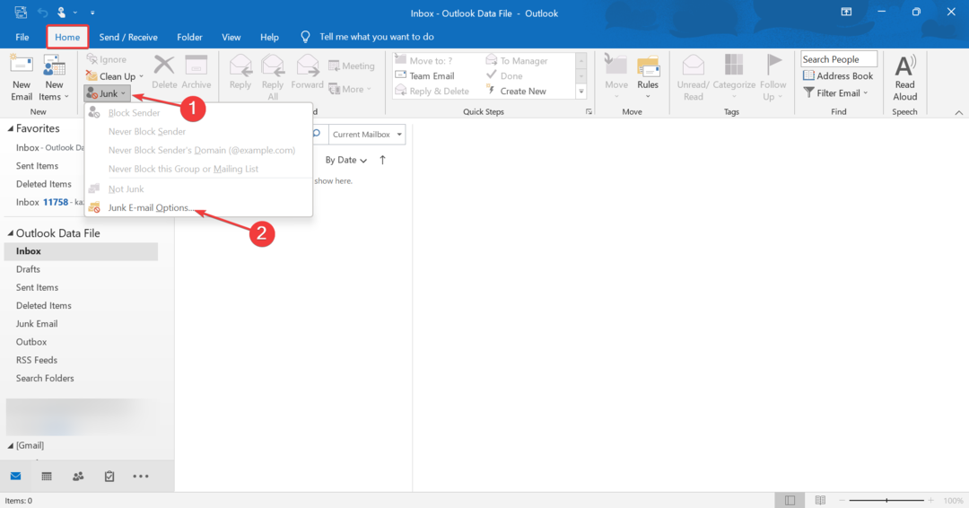 Outlook blockerar inte skräppost: 3 enkla sätt att filtrera e-postmeddelanden