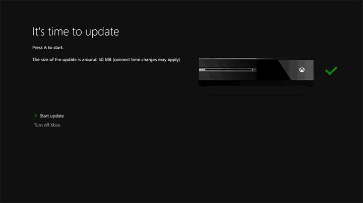 xbox one update