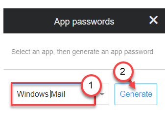 Min. De geração do Windows Mail