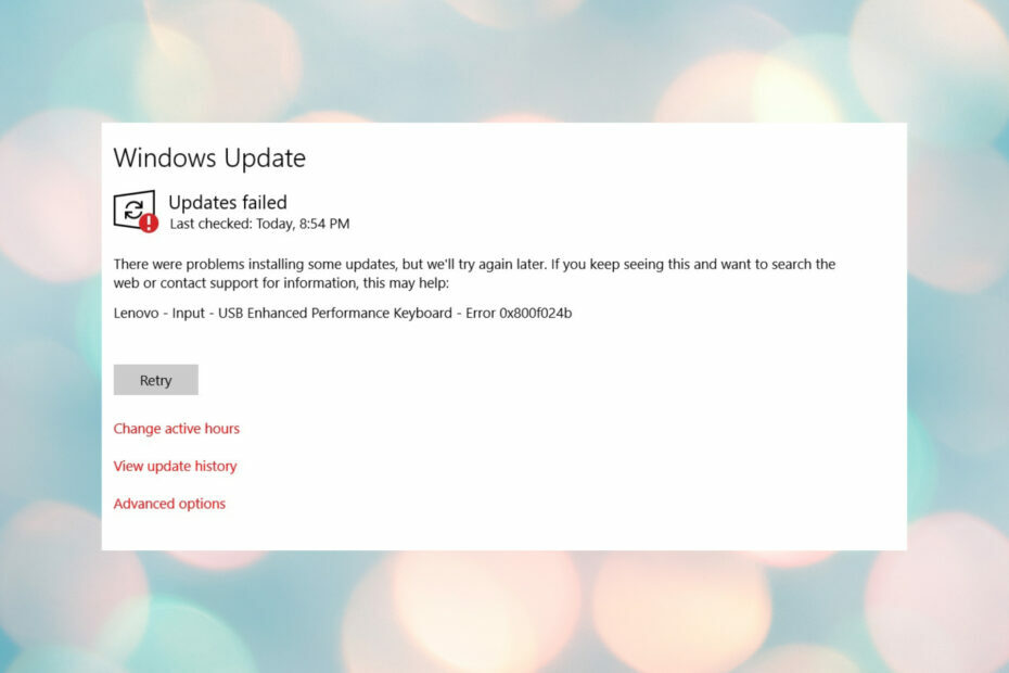 Windows Update -virheen 0x800f024b korjaaminen