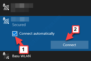 Виберіть Wifi Network Connect Automatically Check Connect