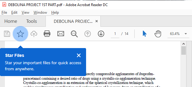 Откройте Adobe Reader