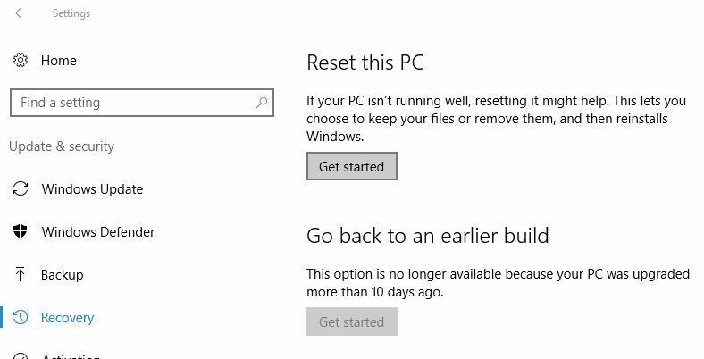 בעיות ב- Windows Update לאחר התקנת Windows 10 Update Creators [Fix]