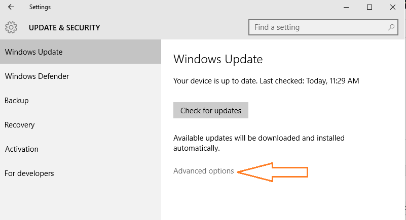 „Windows-update-advanced-options“